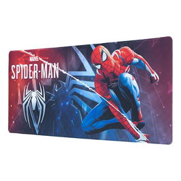 ERIK Alfombrilla Gaming Spiderman Marvel 80x35cm, Superficie Textil Impermeable de Alta Densidad, Base de Goma Antideslizante, Bordes Reforzados