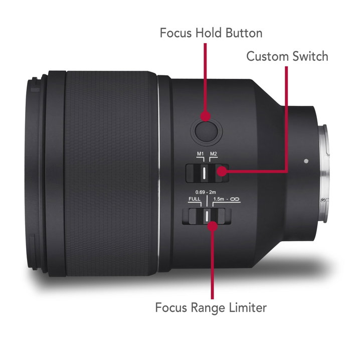Samyang AF 135mm F1.8 FE para Sony E Samyang AF 135mm F1.8 FE para Sony E