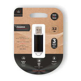Tech One Tech Memoria USB Pendrive 32 GB Color Negro