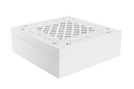 DKD Home Decor Caja de Infusiones de Madera Melocoton in Love (Pack de 2) closest 18 piezas