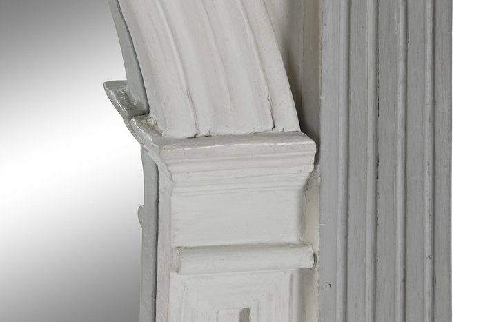DKD Home Decor Espejo Mango Blanco 115x10x142