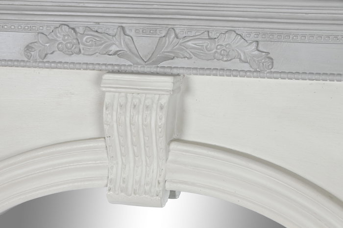 DKD Home Decor Espejo Mango Blanco 115x10x142