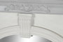 DKD Home Decor Espejo Mango Blanco 115x10x142