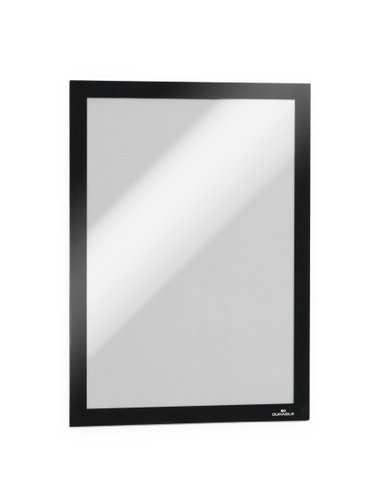 Durable DURAFRAME Marco Informativo Magnético Autoadhesivo A4 Negro