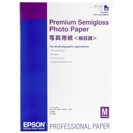 Epson GF Papel Premium SemmiGloss Photo A2, 25 hojas