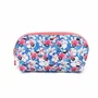 Oh My Pop Neceser Jelly Pink Scooter Azul PVC con Gran Capacidad Interna y Bolsillo para Cosméticos