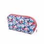 Oh My Pop Neceser Jelly Pink Scooter Azul PVC con Gran Capacidad Interna y Bolsillo para Cosméticos