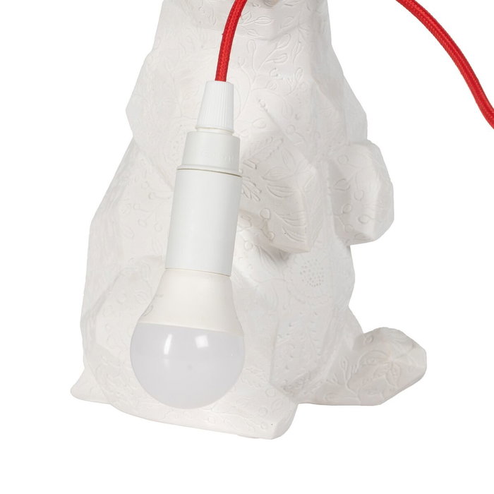 Ixia Lámpara de Mesa Oso Blanco Poliresina