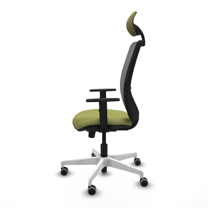 PIQUERAS Y CRESPO Silla de oficina Zulema con mecanismo Sincro, Verde oliva y Gris PIQUERAS Y CRESPO Silla de oficina Zulema con mecanismo Sincro, Verde oliva y Gris