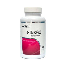 NALE Ginkgo Blanco 60 Cápsulas - Protector Cardíaco, Relajante Muscular, Mejora Memoria y Concentración, Flujo Sanguíneo, Extracto de Ginkgo Biloba y Espino Blanco