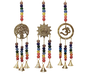 DKD Home Decor Decoración Colgante India Dorado Multicolor (6 Unidades) inevitable