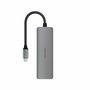 Nanocable Hub USB-C 5 en 1 con 3xUSB-A 3.0, HDMI 4K y USB-C PD 100W - Gris
