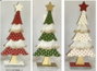DKD Home Decor Figura de Árbol en Madera y Poliéster, Surtido de 3 Modelos