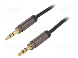 GEMBIRD Cable Jack 3,5mm 3pin Estéreo Negro 1m
