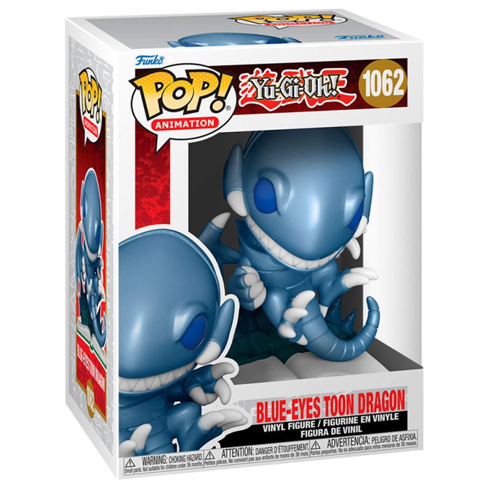 Funko Pop Animación Yu-Gi-Oh Blue Eyes Toon Dragon Figura de Vinilo 9cm