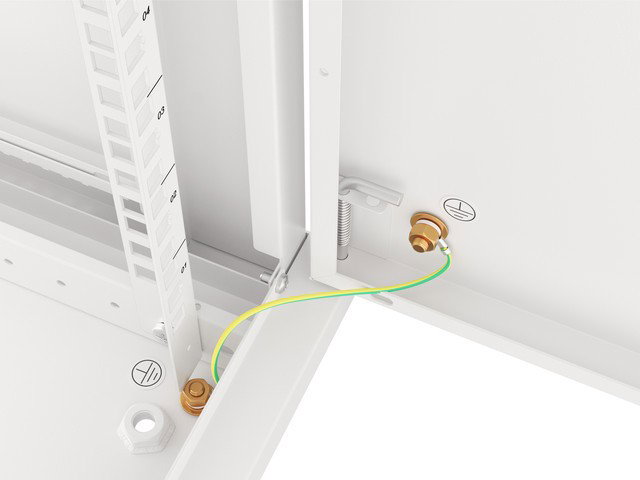 Lanberg Armario rack de pared 12U 600x600mm gris
