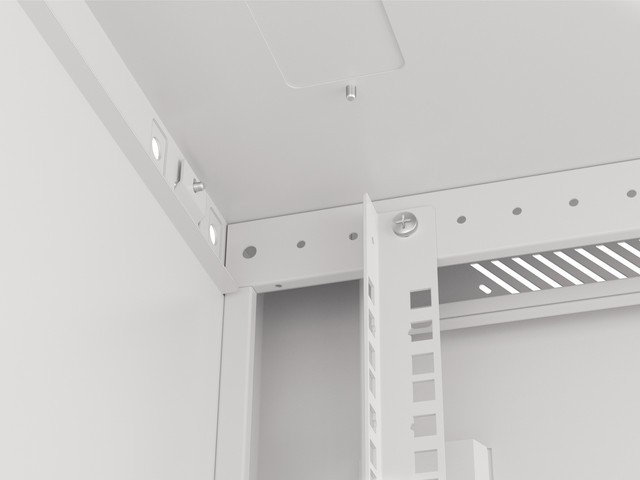 Lanberg Armario rack de pared 12U 600x600mm gris
