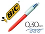 BIC Bolígrafo 4 Colores Fine Punta Fina Set de 12 unidades