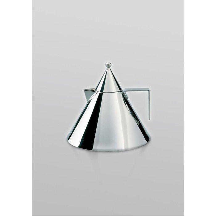 Alessi 90017 IL CONICO Hervidor de Agua Acero Inoxidable 18/10 Diseñado por Aldo Rossi