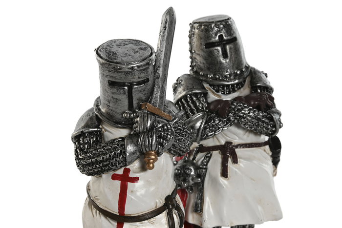 DKD Home Decor Figura Cottage Blanco Gris Resina 5 x 11 x 5 cm (4 Unidades) DKD Home Decor Figura Cottage Blanco Gris Resina 5 x 11 x 5 cm (4 Unidades)