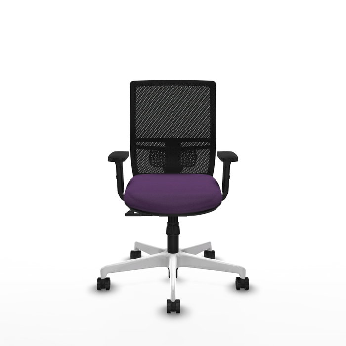 PIQUERAS Y CRESPO Silla de oficina Yunquera con mecanismo Sincro, Morado y Negro PIQUERAS Y CRESPO Silla de oficina Yunquera con mecanismo Sincro, Morado y Negro