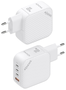 Aisens Cargador GaN 100W con 3xUSB-C y 1xUSB-A, Blanco