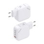 Aisens Cargador GaN 100W con 3xUSB-C y 1xUSB-A, Blanco