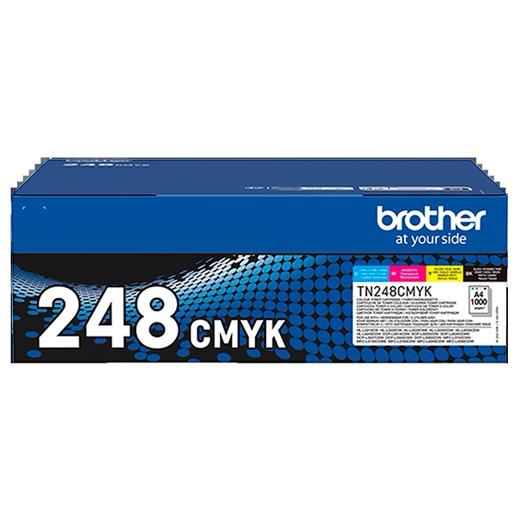 Brother TN-248VAL Multipack de 4 Tóneres (Negro, Cian, Magenta, Amarillo) Brother TN-248VAL Multipack de 4 Tóneres (Negro, Cian, Magenta, Amarillo)