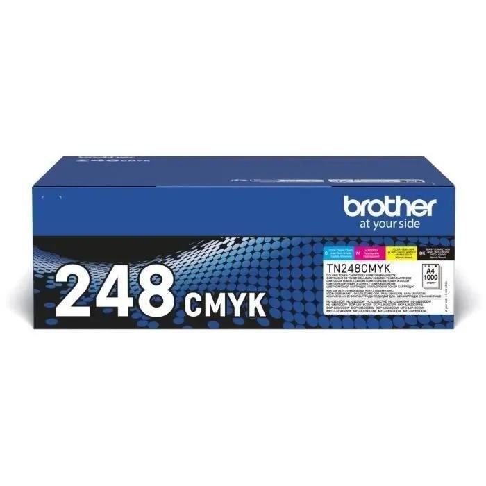 Brother TN-248VAL Multipack de 4 Tóneres (Negro, Cian, Magenta, Amarillo) Brother TN-248VAL Multipack de 4 Tóneres (Negro, Cian, Magenta, Amarillo)