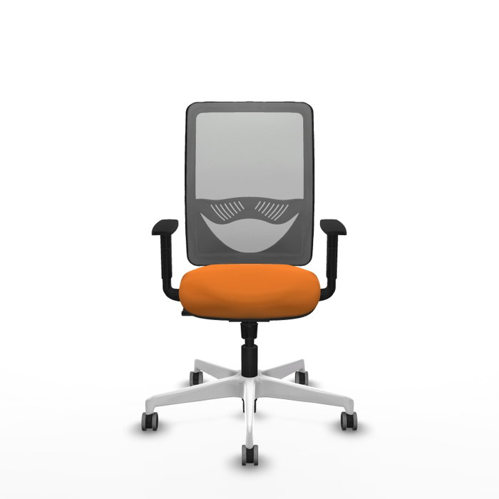 PIQUERAS Y CRESPO Silla de oficina Zulema con mecanismo Sincro, Naranja y Gris PIQUERAS Y CRESPO Silla de oficina Zulema con mecanismo Sincro, Naranja y Gris