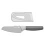 Berghoff 3950043 Cuchillo para Verduras con Pelador Gris 11 cm Recubrimiento Antiadherente Mango Contorneado Funda Protectora
