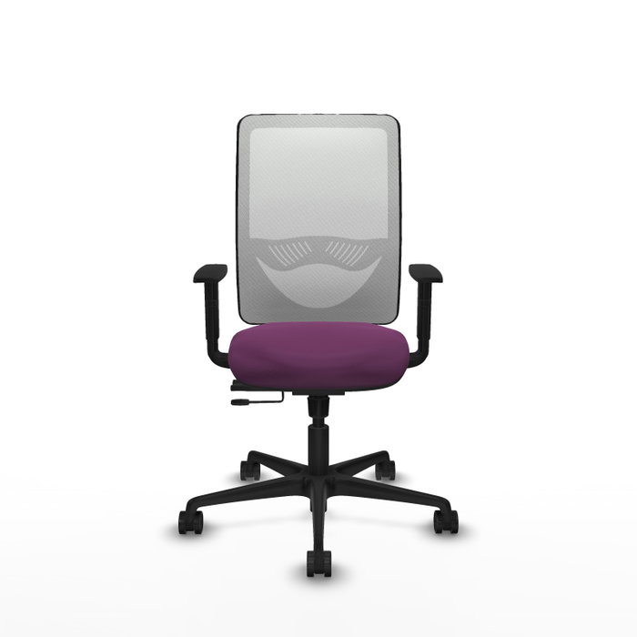 PIQUERAS Y CRESPO Silla de oficina Zulema con mecanismo Sincro/Traslack, Morado y Blanco PIQUERAS Y CRESPO Silla de oficina Zulema con mecanismo Sincro/Traslack, Morado y Blanco