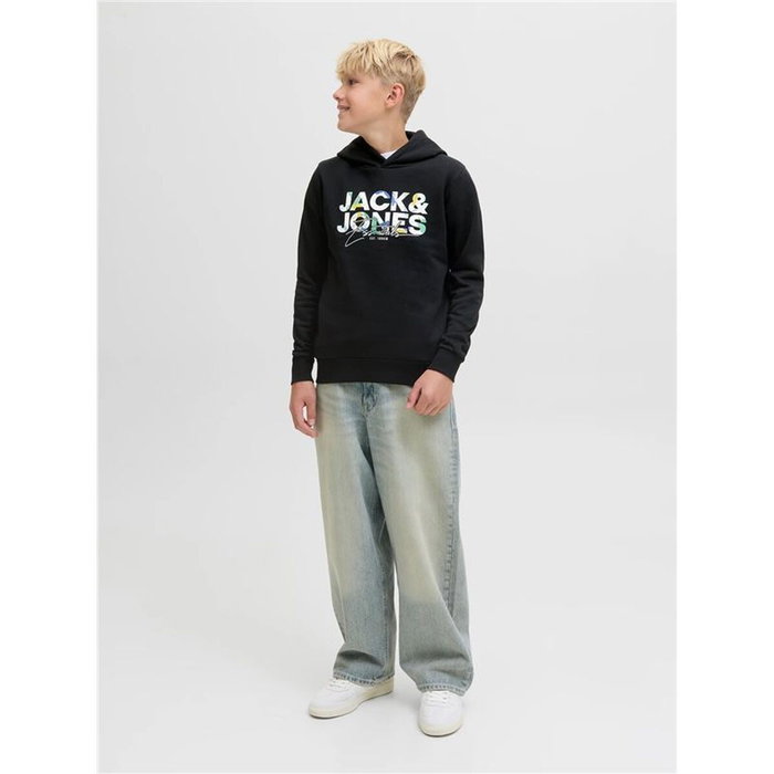 Sudadera con Capucha Niño Jack & Jones Jjgeplas Negro