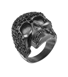 Police PEAGF2211412 Anillo de Metal Gris para Hombre