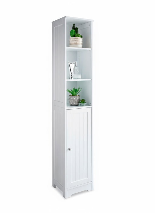 Inde Estantería Lavabo White Moblekit - Estantería de Baño Blanca