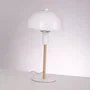 SKD Lámpara de Mesa Atlantic City T1007, Diseño Elegante Moderno, con Portalámparas E27 para Bombilla LED, para Comedor Dormitorio Sala