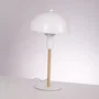 SKD Lámpara de Mesa Atlantic City T1007, Diseño Elegante Moderno, con Portalámparas E27 para Bombilla LED, para Comedor Dormitorio Sala