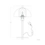 Lámpara de Mesa Atlantic City SKD-T1007 Bombilla LED E27 No Incluida