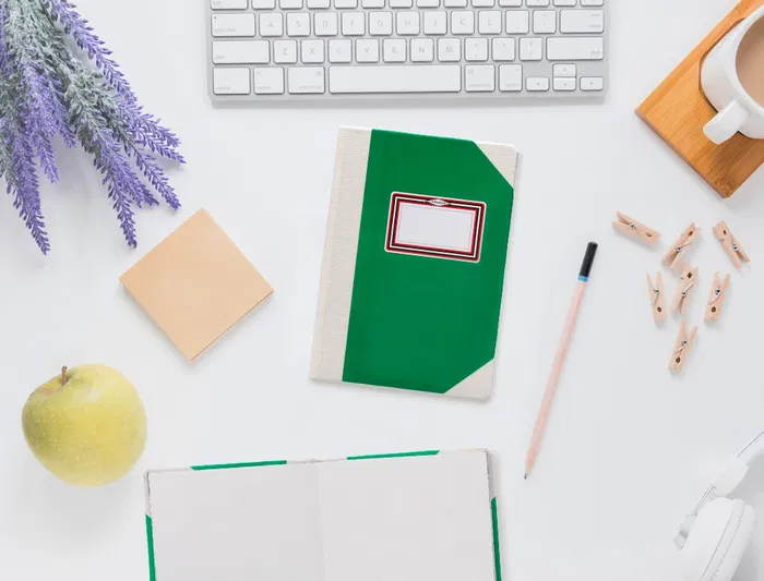 Fernandes Libro cartoné cosido Din A5+ Liso 50 hojas 100 gr Verde