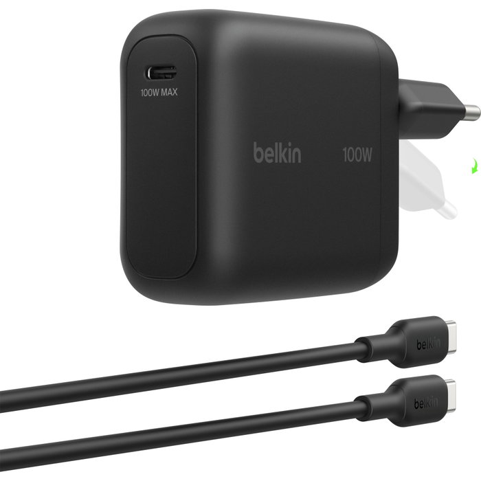 Belkin BOOSTCharge 100W USB-C GaN con cable WCH025KQ1.5BKB6