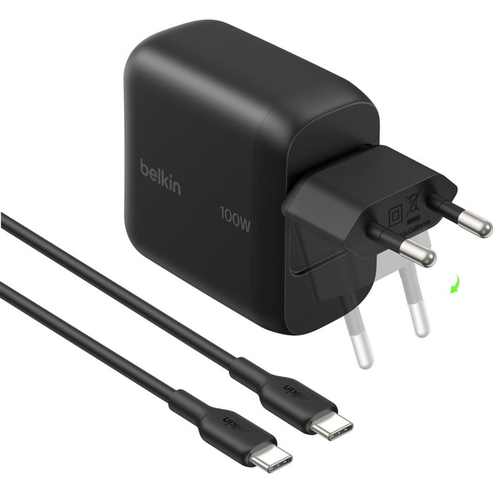 Belkin BOOSTCharge 100W USB-C GaN con cable WCH025KQ1.5BKB6