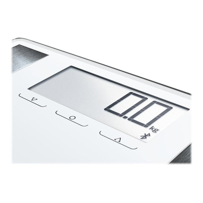 Soehnle Scale Shape Sense Connect 100 - Báscula de baño 180 kg, color blanco, modelo 63872 Soehnle Scale Shape Sense Connect 100 - Báscula de baño 180 kg, color blanco, modelo 63872