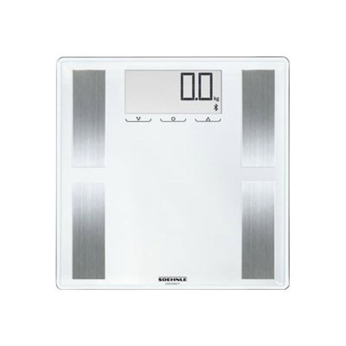 Soehnle Scale Shape Sense Connect 100 - Báscula de baño 180 kg, color blanco, modelo 63872 Soehnle Scale Shape Sense Connect 100 - Báscula de baño 180 kg, color blanco, modelo 63872