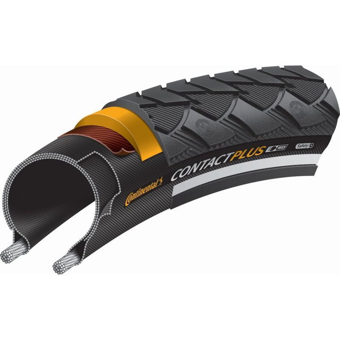 Continental CONTACT Plus Reflex 700x28 Negra Continental CONTACT Plus Reflex 700x28 Negra