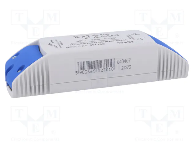 ZAMEL Transformador electrónico 150VA 230V AC 11,5V