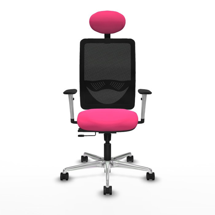PIQUERAS Y CRESPO Silla de oficina Zulema Rosa y Negro PIQUERAS Y CRESPO Silla de oficina Zulema Rosa y Negro