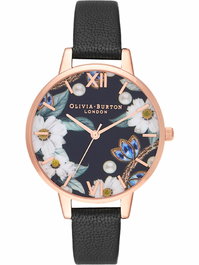 Olivia Burton Reloj Olivia OB16GSET24 con Esfera Floral y Pulsera