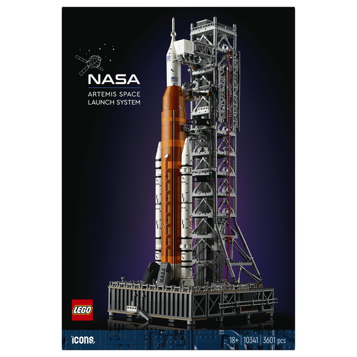 LEGO Icons 10341 NASA Artemis Sistema de Lanzamiento Espacial Juego de Construcción 3601 Piezas para Adultos