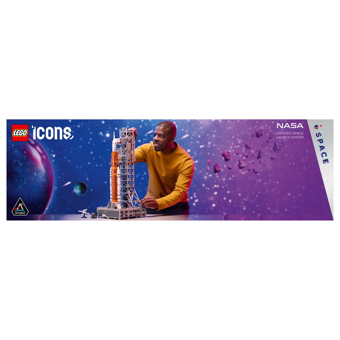 LEGO Icons 10341 NASA Artemis Sistema de Lanzamiento Espacial Juego de Construcción 3601 Piezas para Adultos