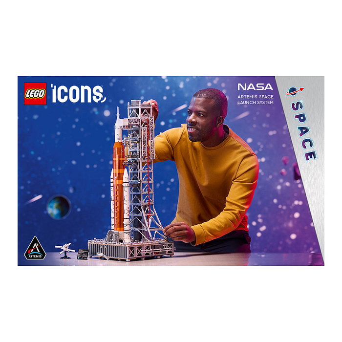 LEGO Icons 10341 NASA Artemis Sistema de Lanzamiento Espacial Juego de Construcción 3601 Piezas para Adultos
